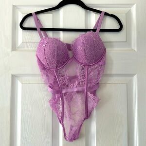 Victoria’s Secret Small Lingerie lavender purple lace sexy